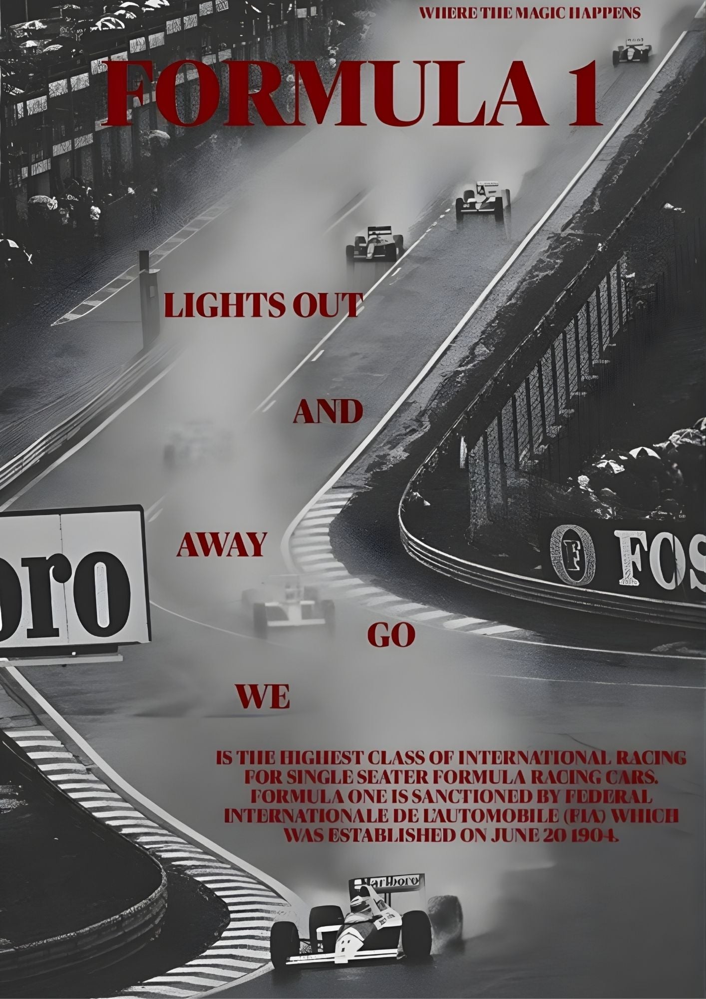 Red Bull Racing Artistic Poster