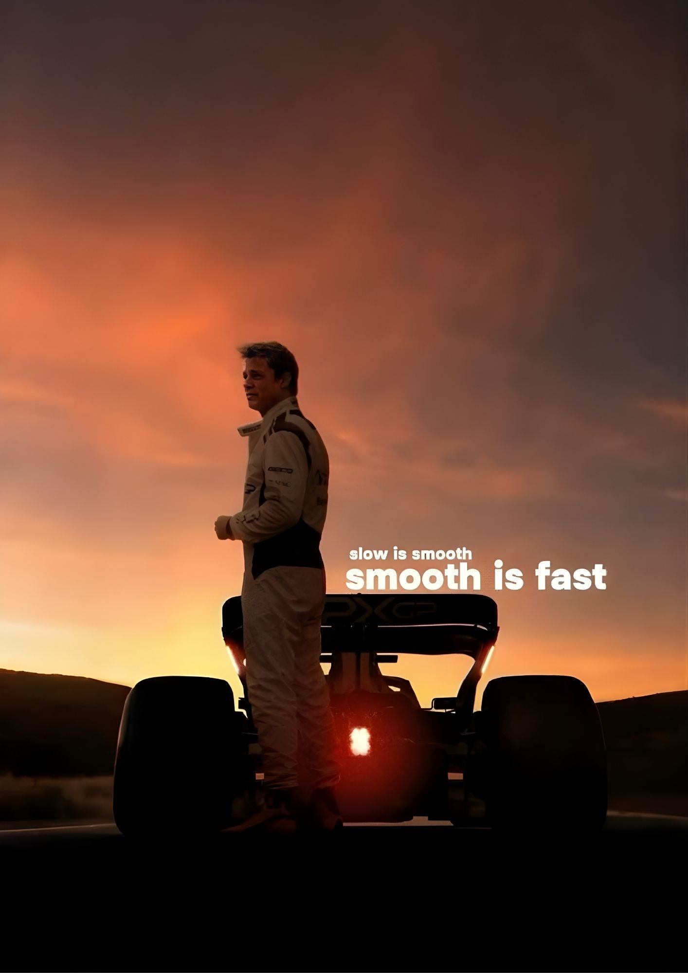 Driver Sunset Silhouette