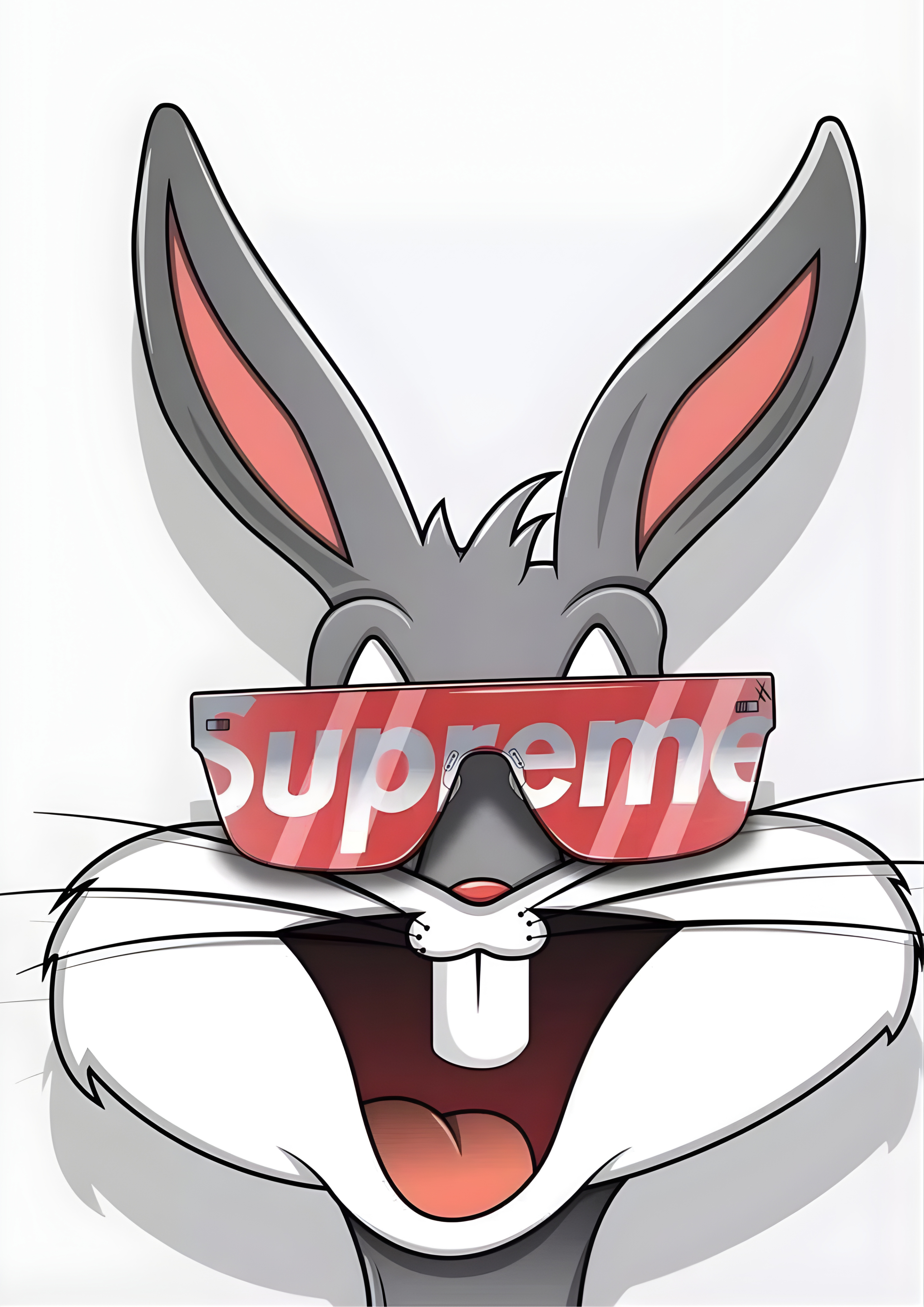 Close-up with Supreme Glasses