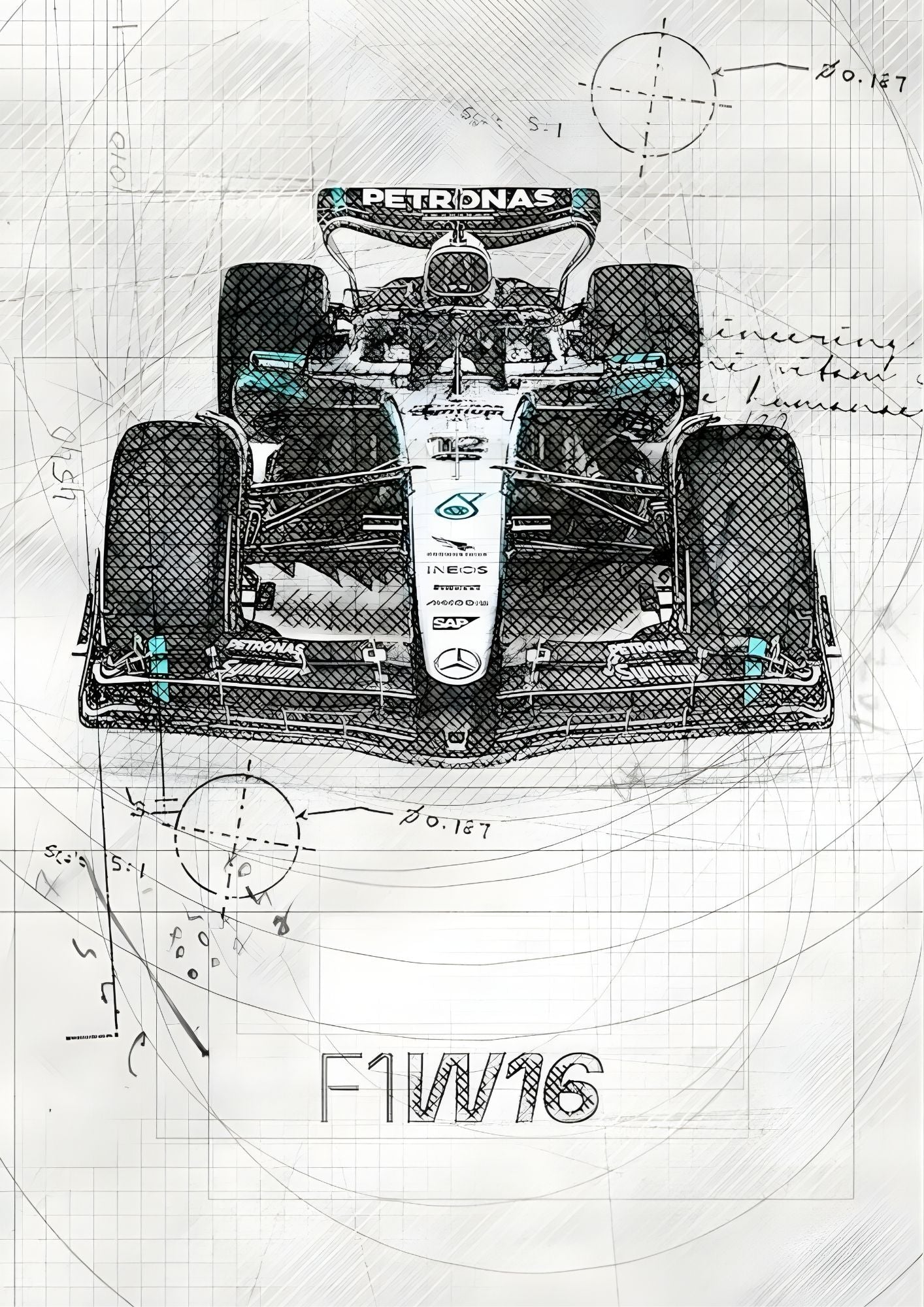McLaren F1 Team Logo Poster