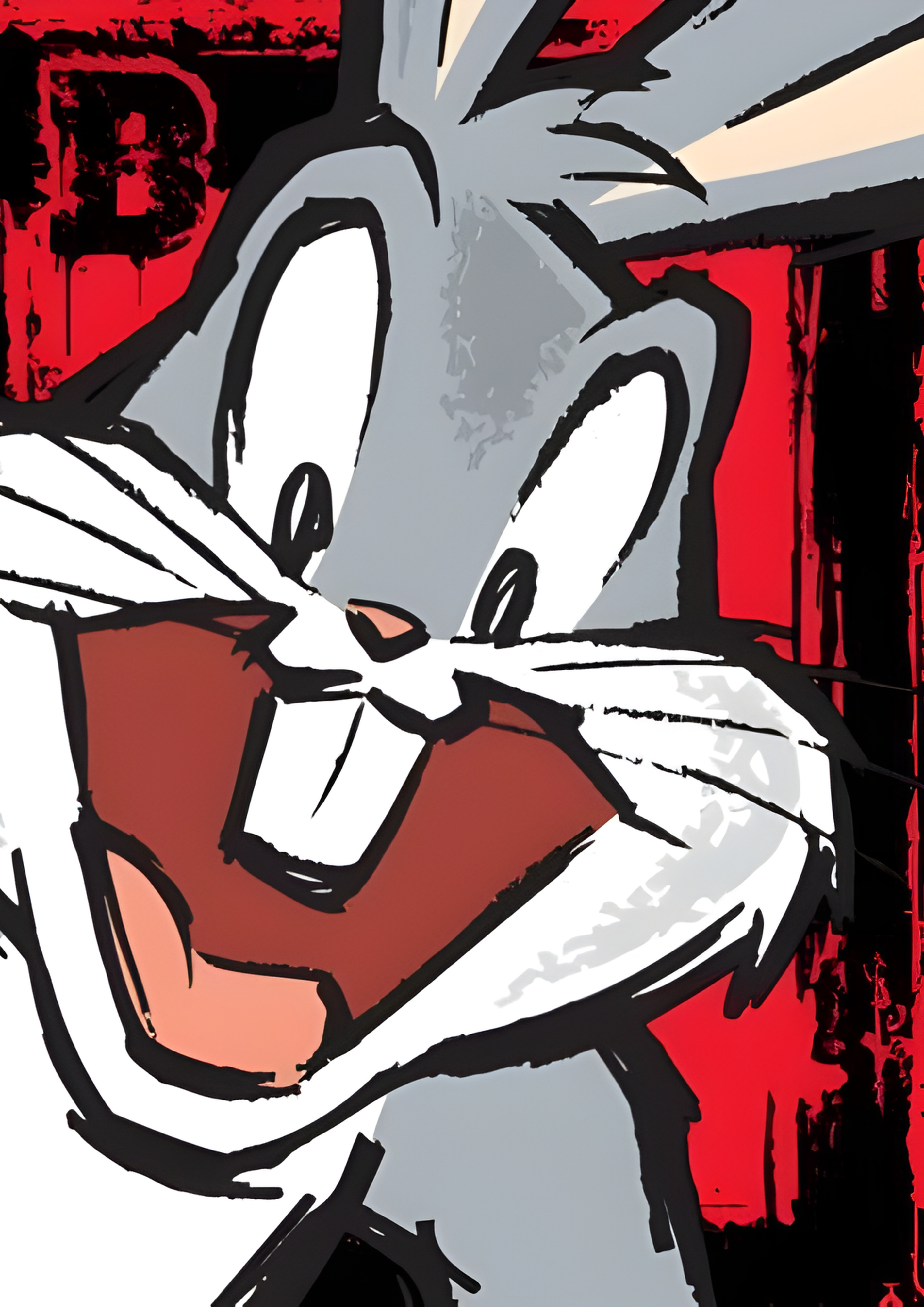 Pop Art Close-up Red/Black