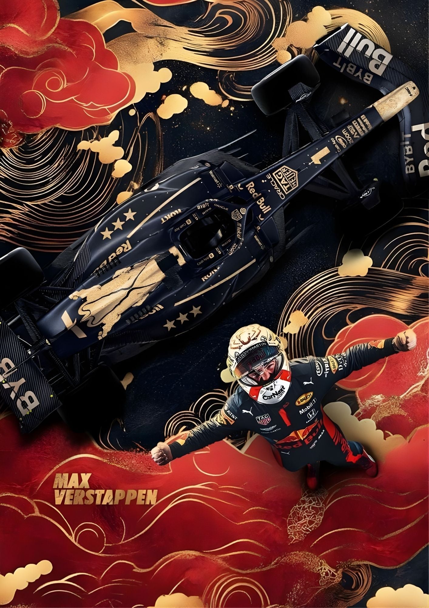 Sebastian Vettel Red Bull Poster
