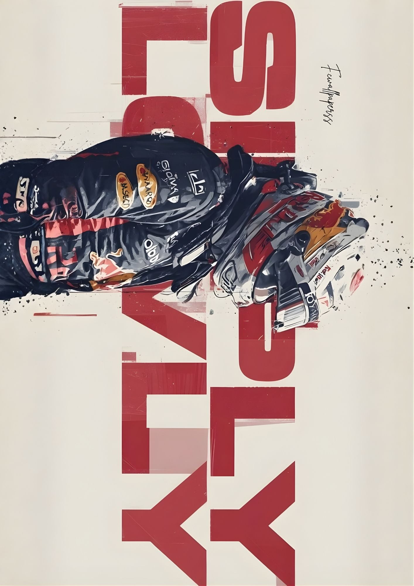 Verstappen "Simply Lovely" Artistic Poster