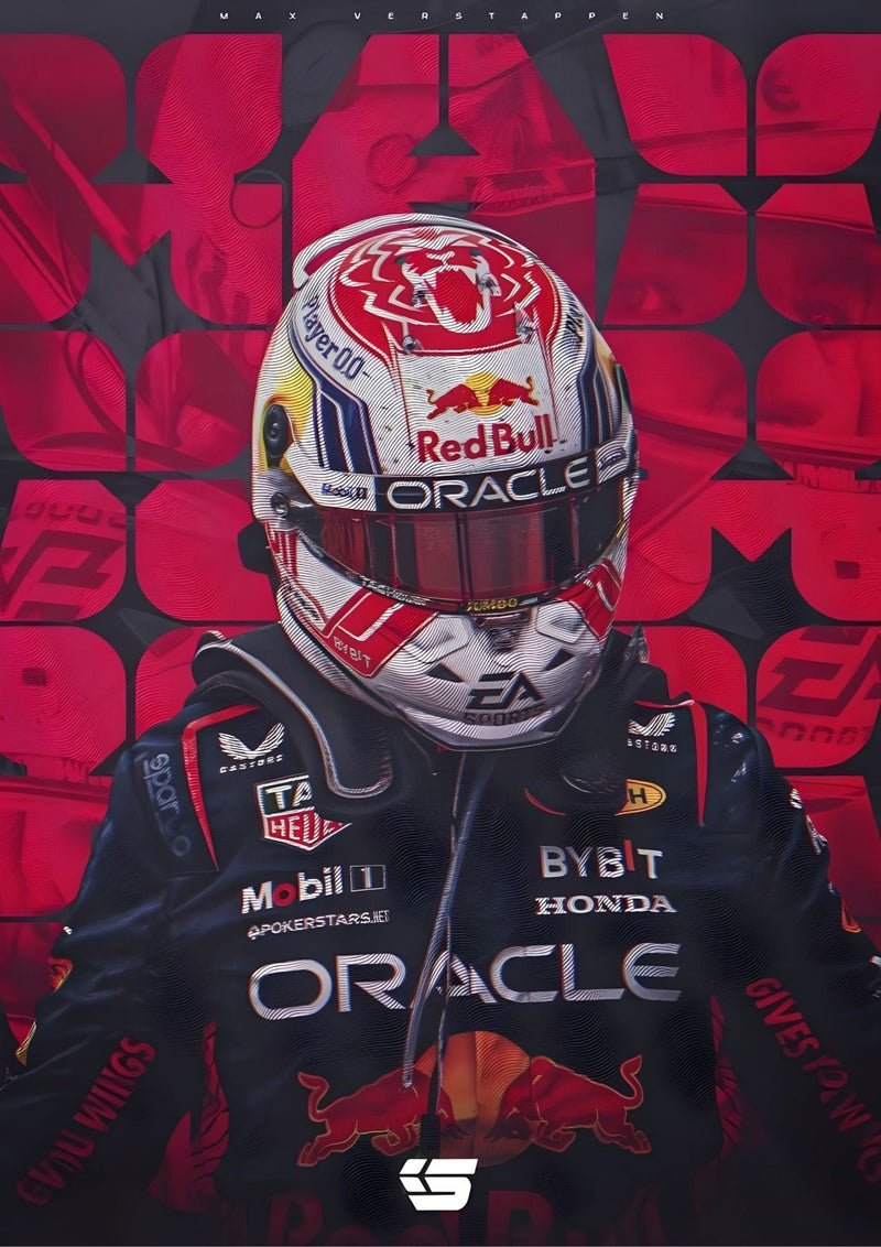 Sergio Perez King Red Bull Poster