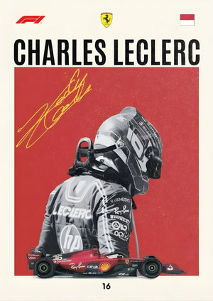 "Keep Going" Racer Sunset Poster