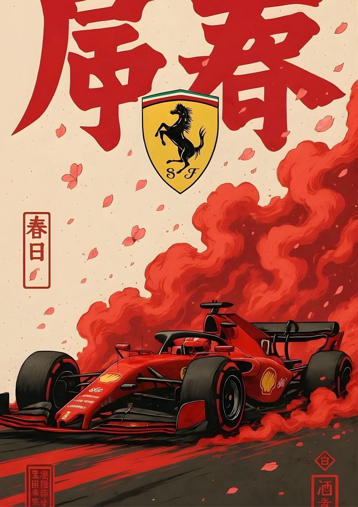 Charles Leclerc Victory Poster