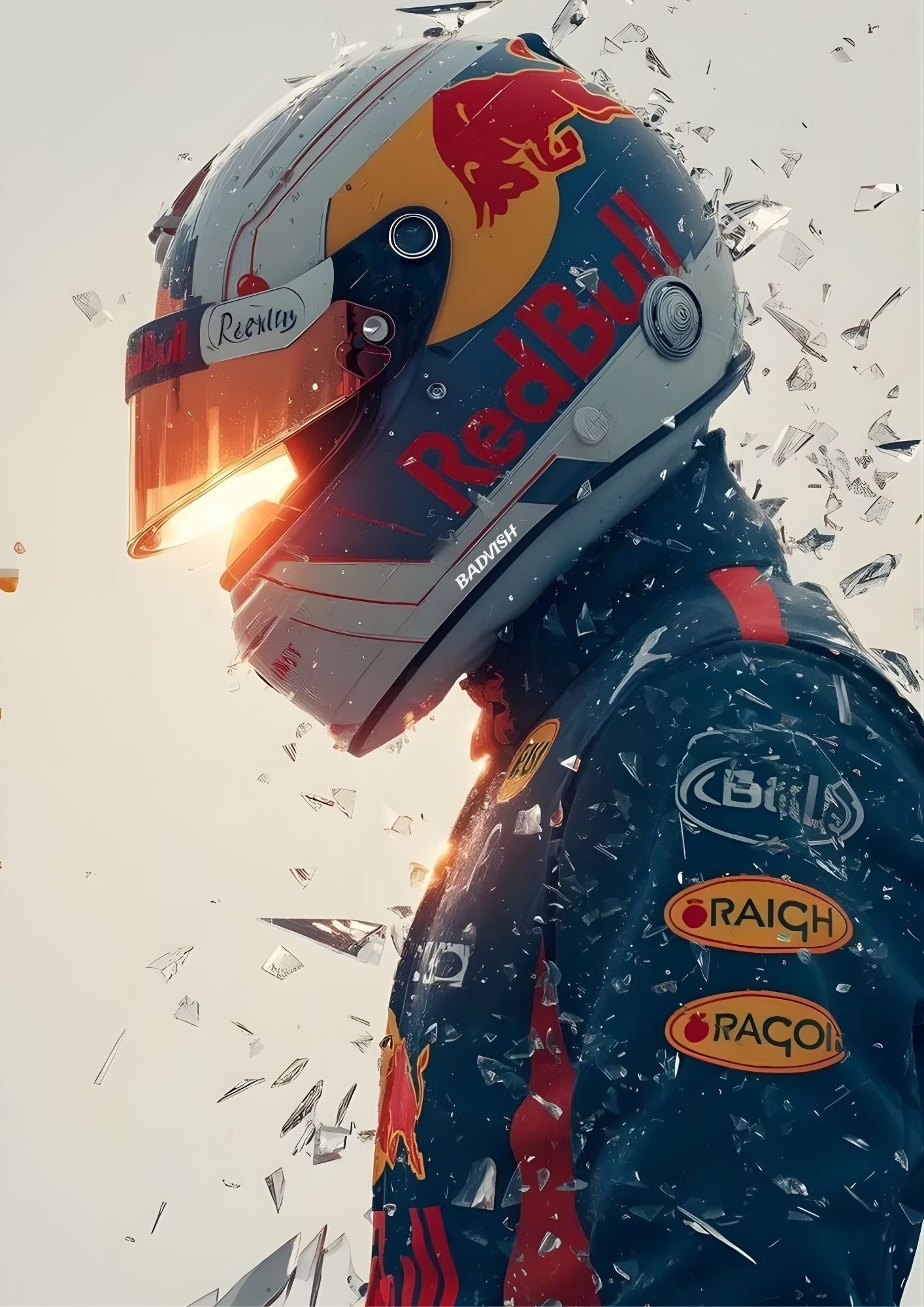 Race Winner Celebration Poster