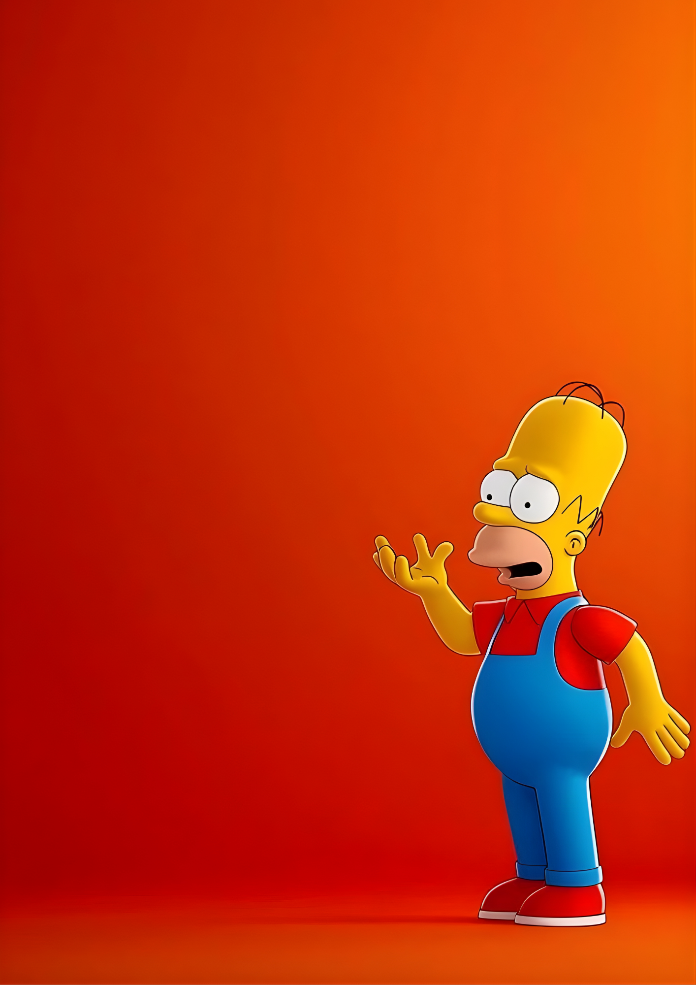Homer Surprised Red