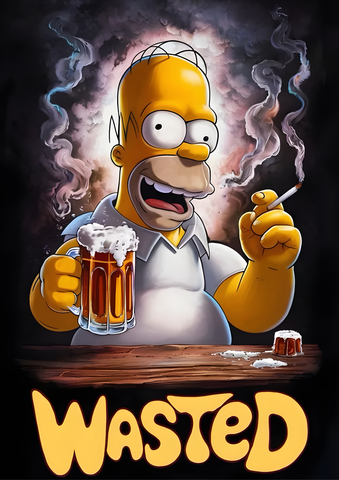 Homer Wasted Bar