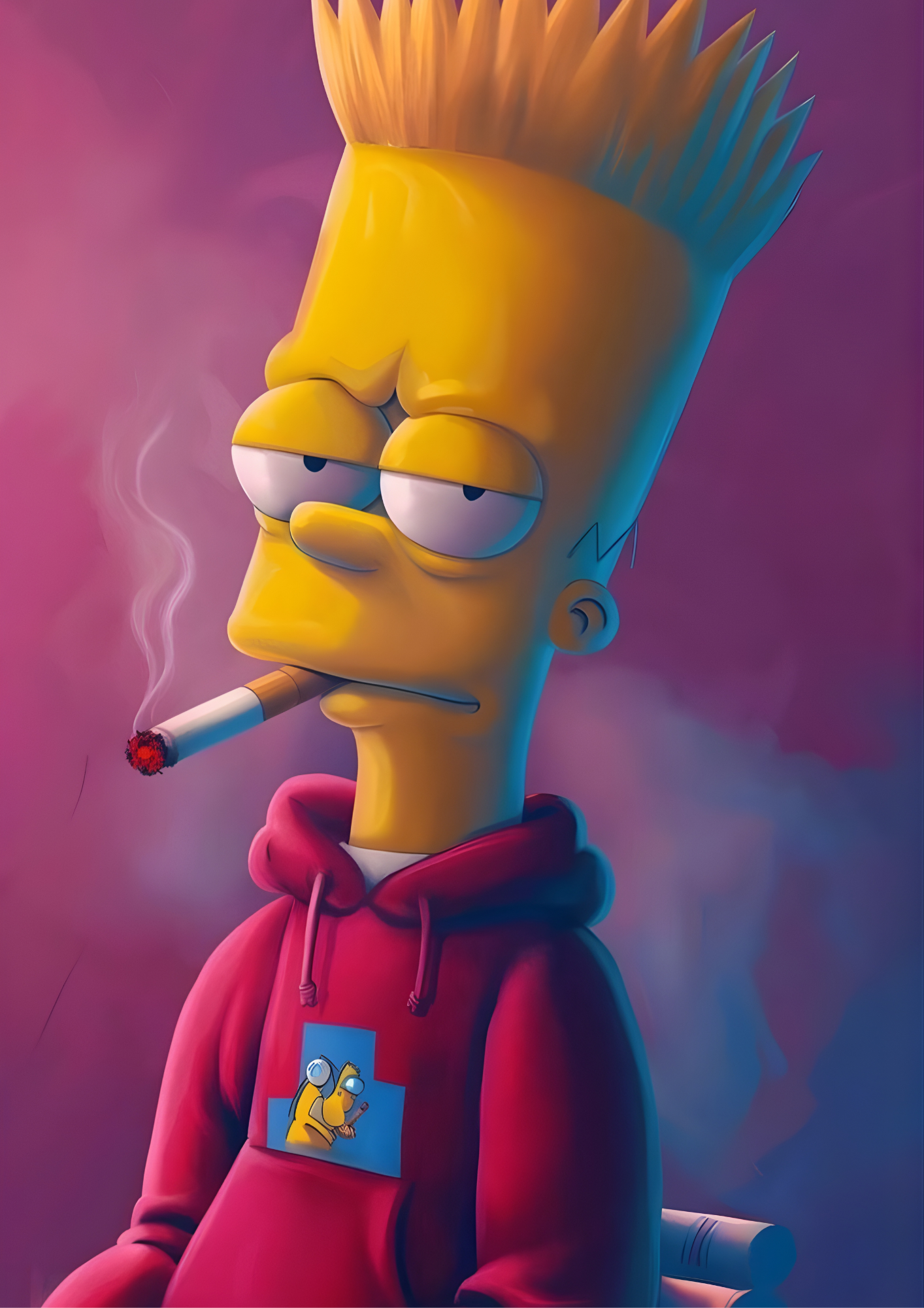 Bart Smoking Vibe