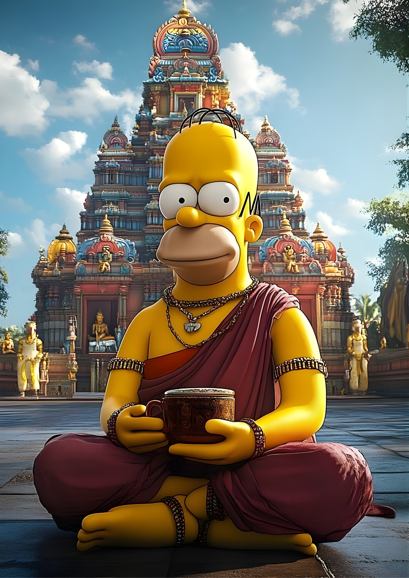 Homer Buddhist Monk