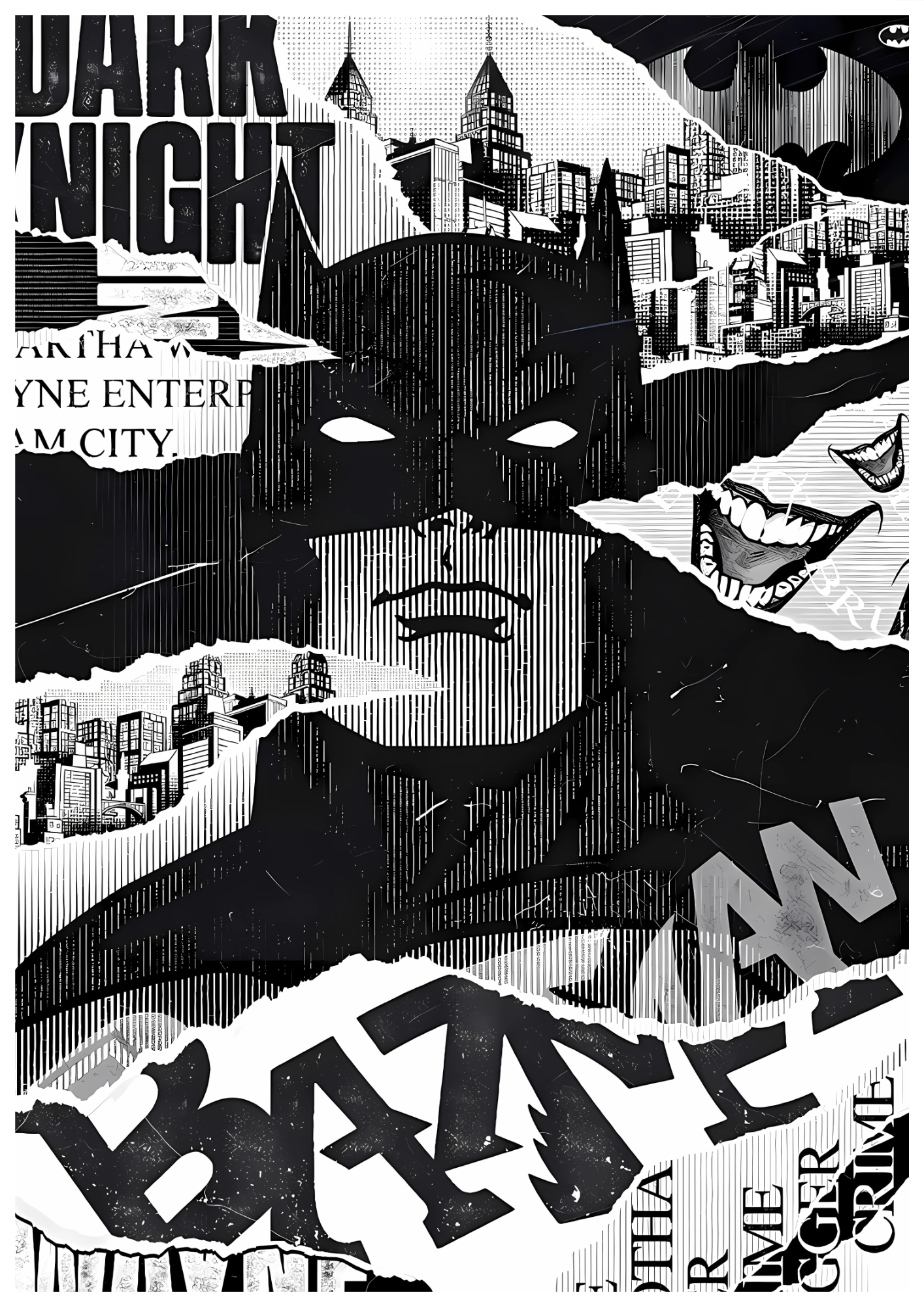 Batman Comic Art