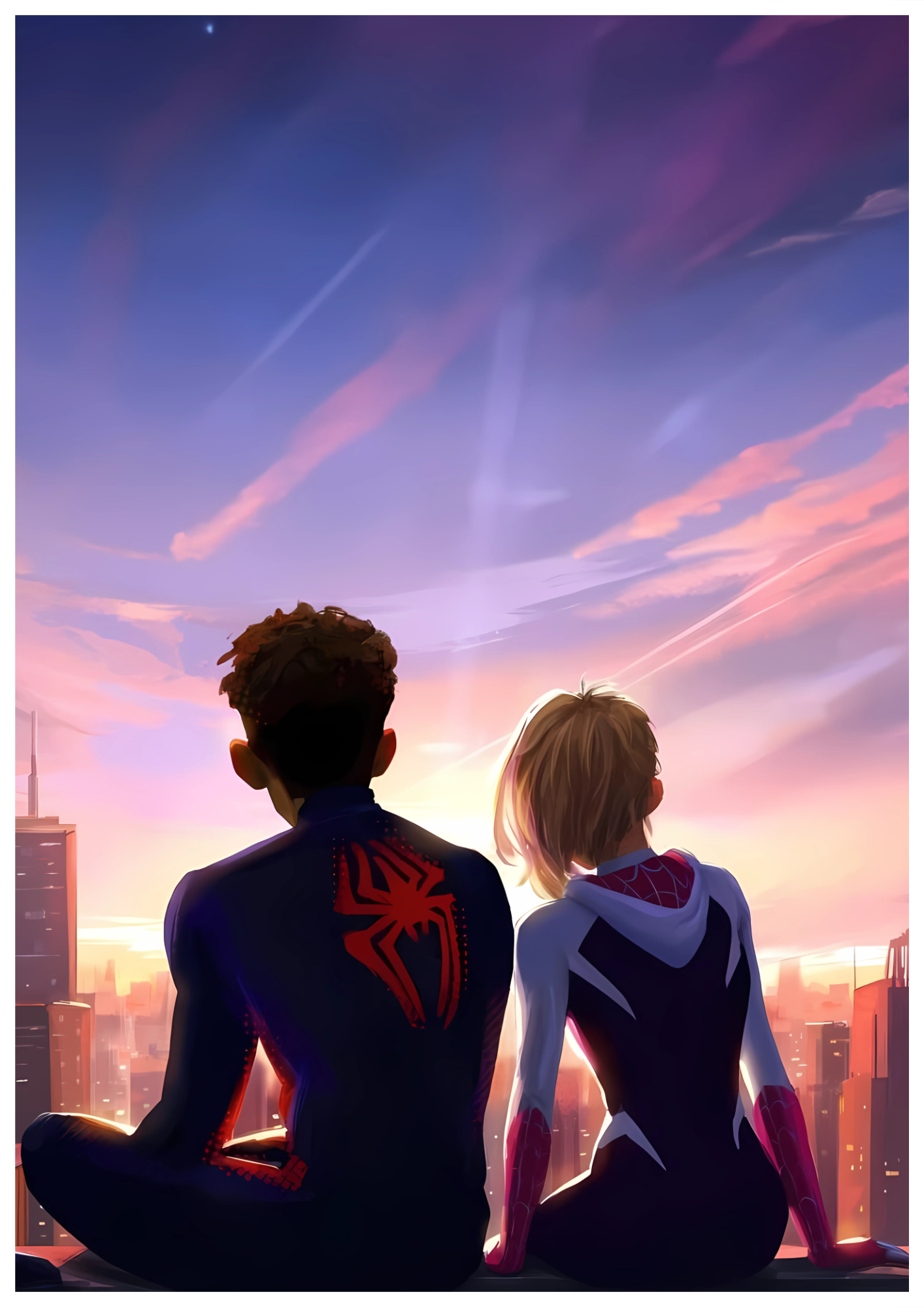 Gwen Stacy and Miles morales