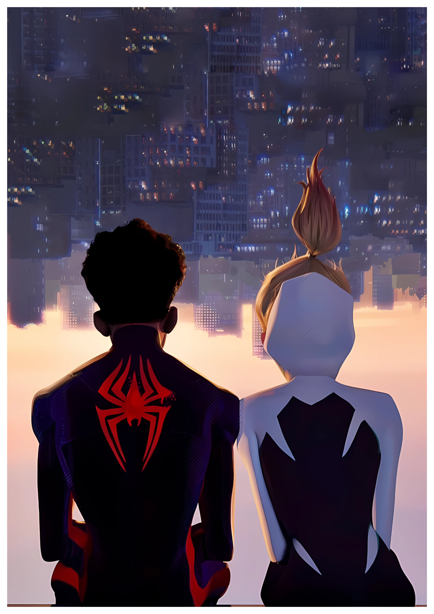 Miles Morales and Gwen Stacy