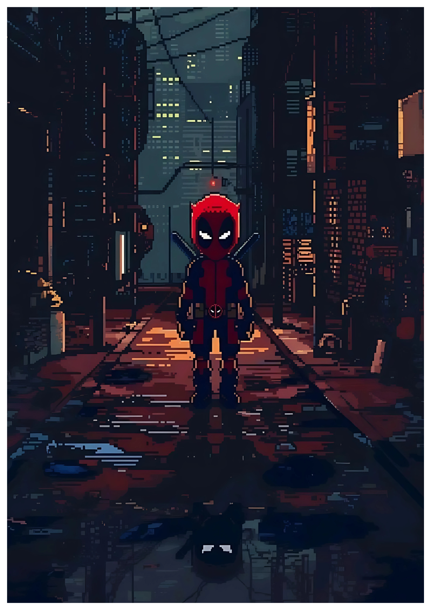 Pixelated Deadpool