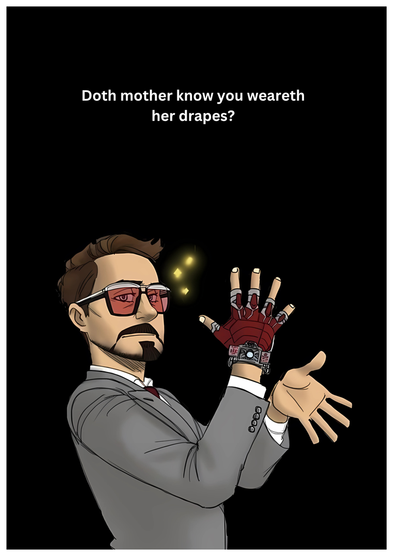 Stark's Witty Gloved Hand